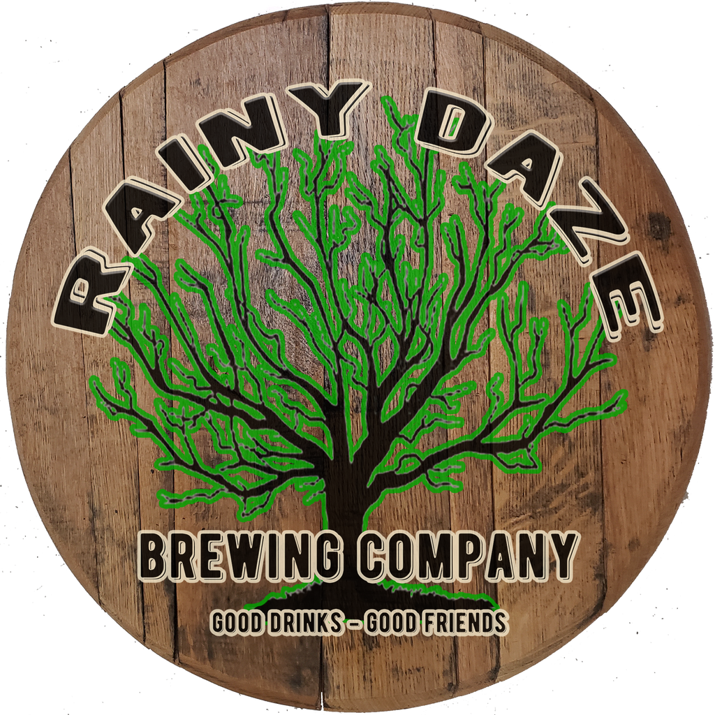 Craft Bar Signs | Oak Tree Home Brewing Company Personalized Bar Sign - Brown, Arced Text