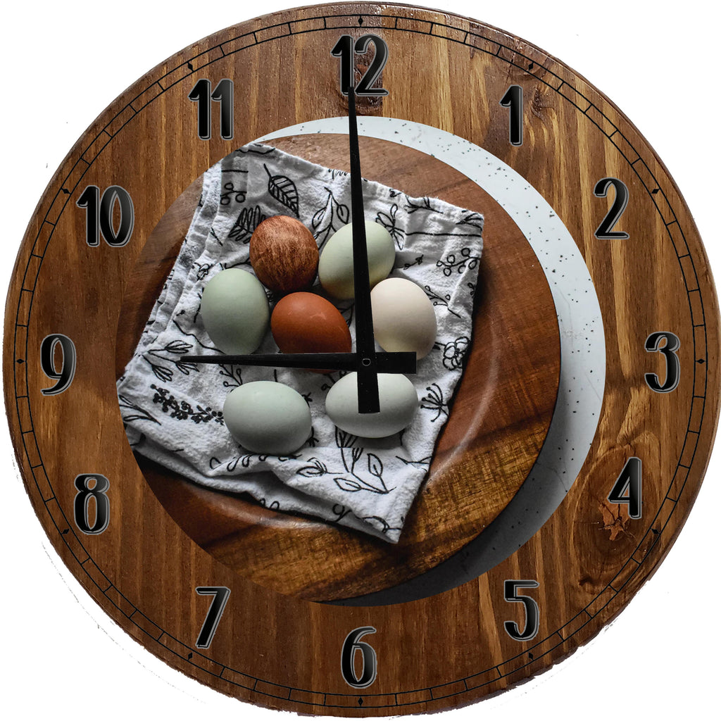 Eggs for Breakfast Wall Clock - 18"