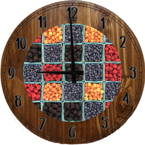 Fresh Fruit - Kitchen Wall Clock 18"
