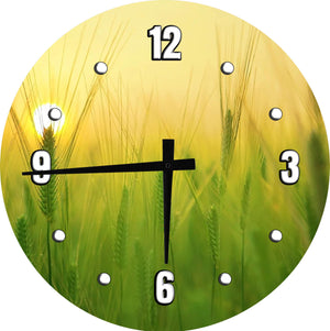 Farm Fields Wall Clock - 18"