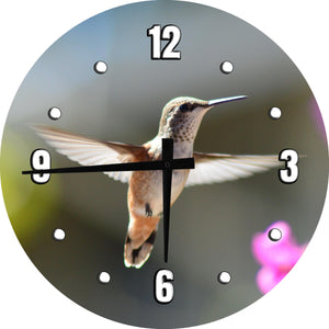 Hummingbird Wall Clock - 18"