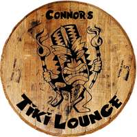 Rustic Decor Personalized Whiskey Barrel Head - Custom Tiki Totem Bar Sign - Craft Bar Signs