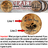 Craft Bar Signs | Italian Mountains Personalized Italian Bar Sign - Personalization Guide