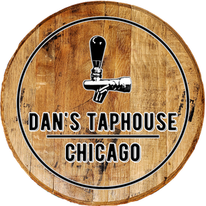 Taphouse Beer Tap Handle City Name - Custom Barrel Head Bar Sign - Craft Bar Signs