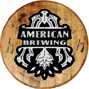 Craft Bar Signs | American Brewing Personalized Bar Sign - Brown, Classic