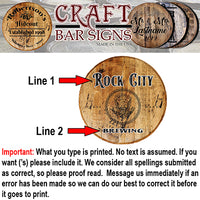 Craft Bar Signs | American Bald Eagle Brewing Personalized Bar Sign - Small Design Personalization Guide