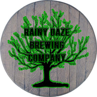 Craft Bar Signs | Oak Tree Home Brewing Company Personalized Bar Sign - Gray, Straight Text