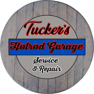 Craft Bar Signs | Mechanic Service Personalized Man Cave Wall Decor - Gray