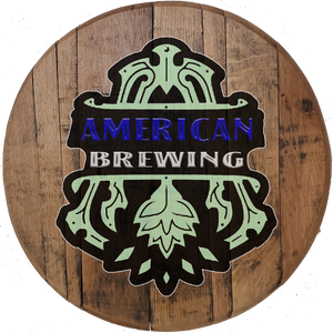 Craft Bar Signs | American Brewing Personalized Bar Sign - Brown, Color