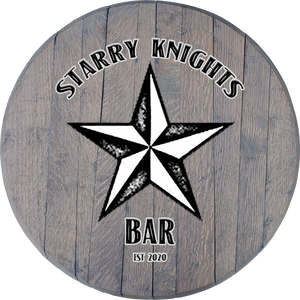 Craft Bar Signs | Nautical Star Personalized Nautical Bar Sign - Gray