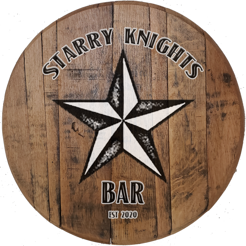 Craft Bar Signs | Nautical Star Personalized Nautical Bar Sign - Brown