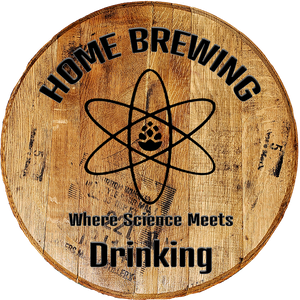 Craft Bar Signs | Home Brewing Science Meets Drinking Bar Wall Decor - Brown