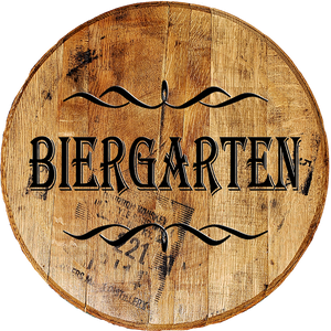 Craft Bar Signs | Biergarten German Bar Wall Decor - Natural