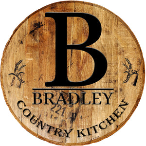 Craft Bar Signs | Country Personalized Rustic Kitchen Sign - Brown
